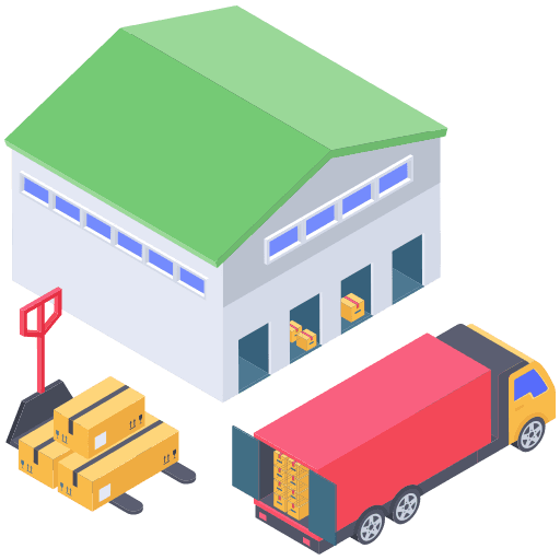Flexible logistics icon