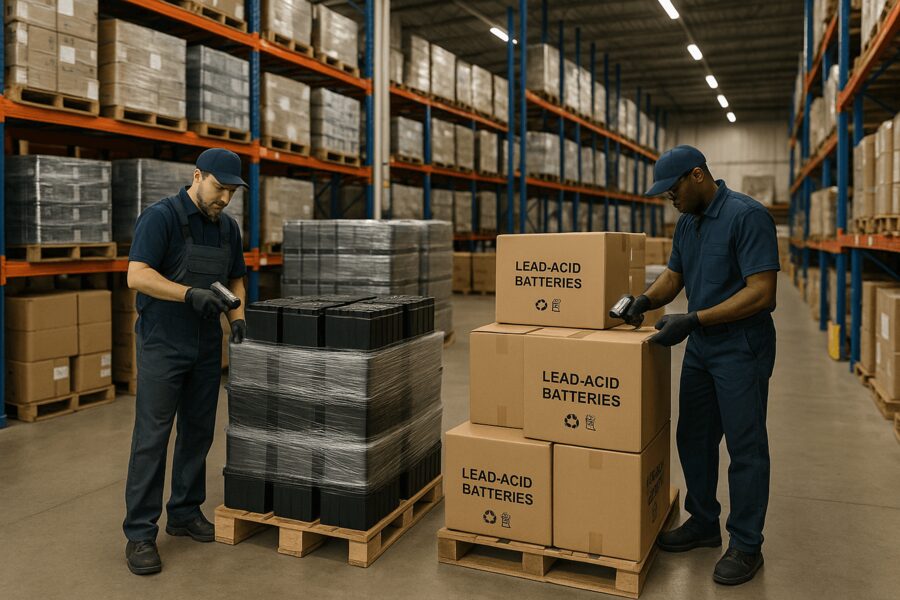 Battery wholesaler warehouse