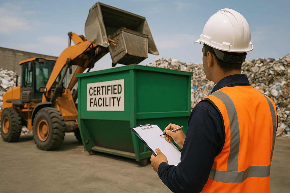Certified recycling facility