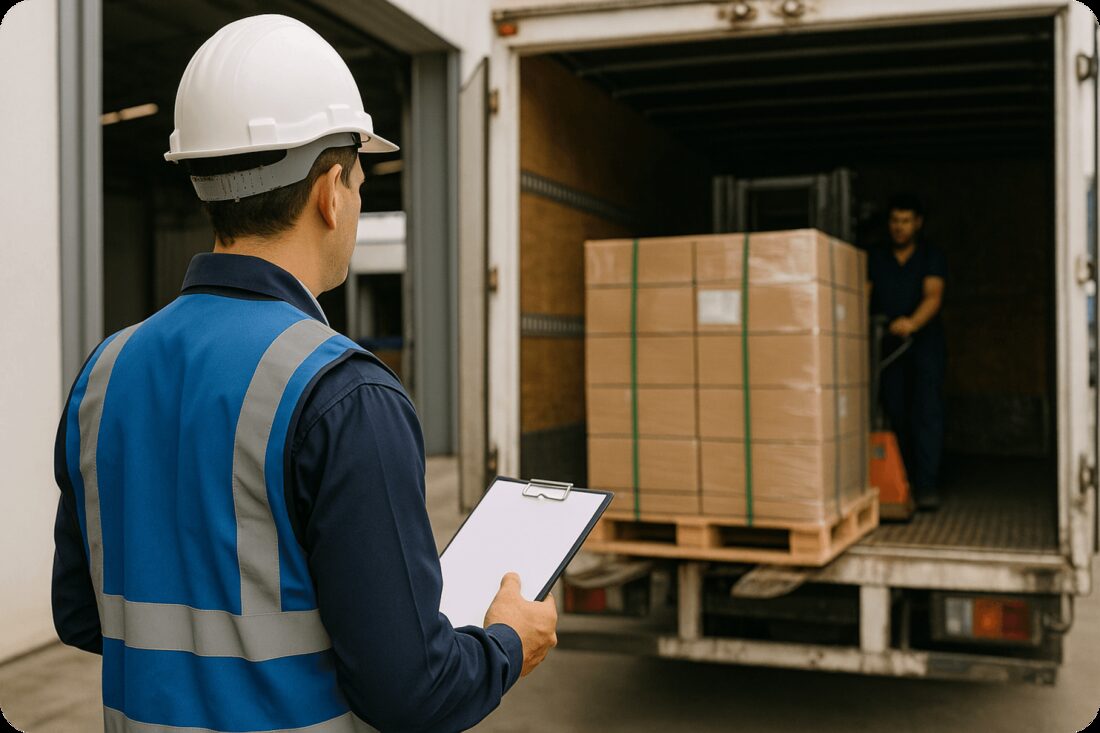 Documenting a loaded truck